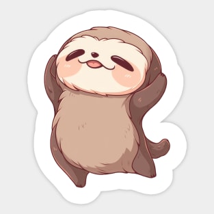 Dancing Sloth Sticker